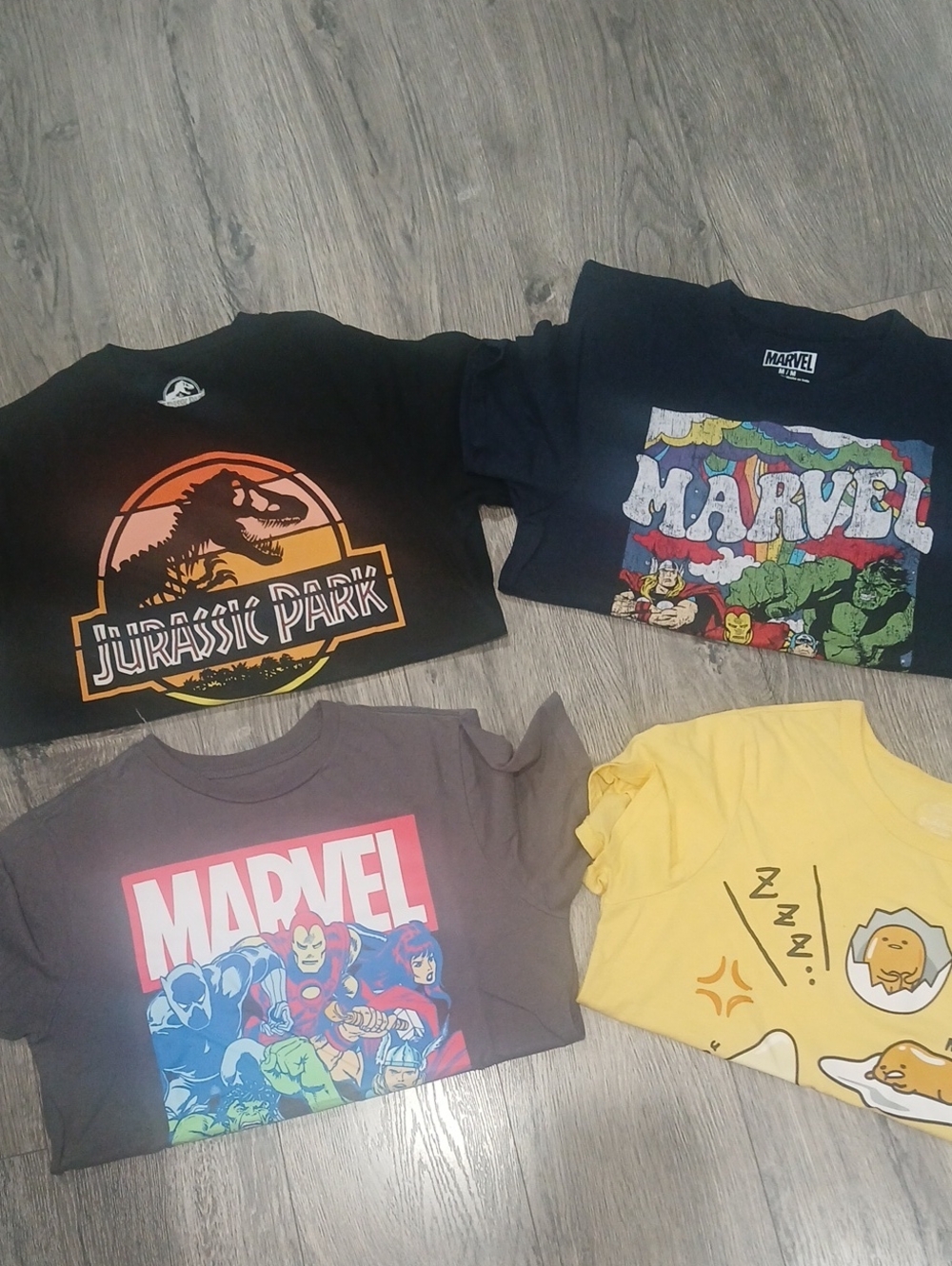 Marvel Black Logo Graphic Tees